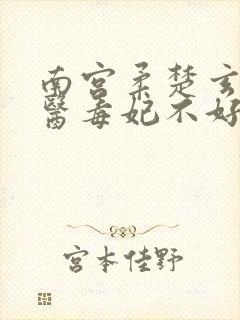 南宫柔楚玄辰神医毒妃不好惹