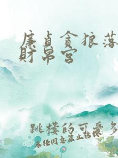 廉贞贪狼落陷在财帛宫