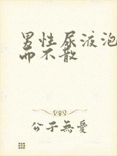 男性尿液泡沫多而不散