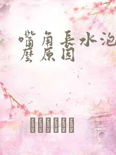 嘴角长水泡是什么原因