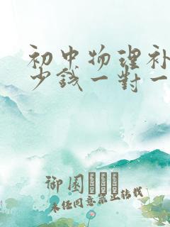 初中物理补课多少钱一对一