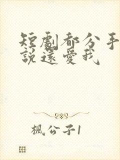 短剧都分手了你说还爱我