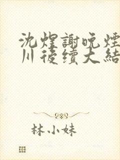 沈煜谢晚烟林时川后续大结局