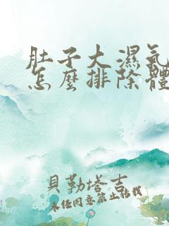 肚子大湿气太重怎么排除体内湿气