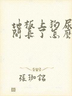 地板上狗尿渍时间长了怎么去除