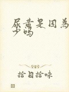 尿黄是因为喝水少吗