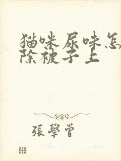 猫咪尿味怎么去除被子上