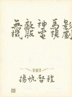 无敌神马影院手机版电视剧