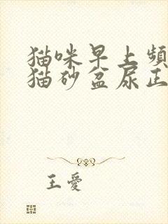 猫咪早上频繁去猫砂盆尿正常吗