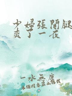 少妇张开腿让我爽了一夜