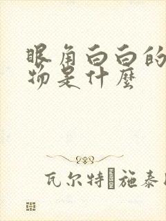 眼角白白的分泌物是什么