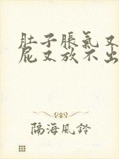 肚子胀气又想放屁又放不出来