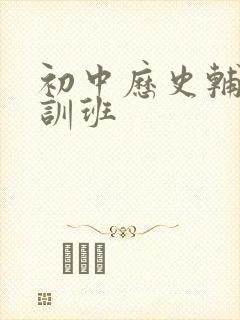 初中历史辅导培训班