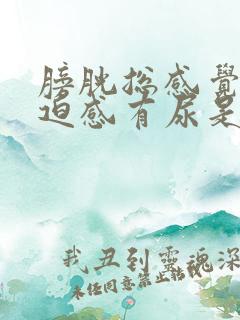 膀胱总感觉有压迫感有尿是咋回事