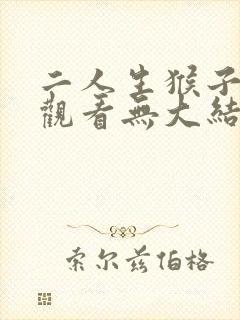 二人生猴子免费观看无大结局