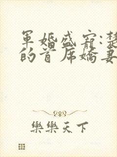 军婚盛宠:楚少的首席娇妻