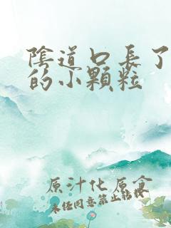 阴道口长了白色的小颗粒