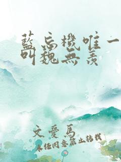 蓝忘机唯一一次叫魏无羡