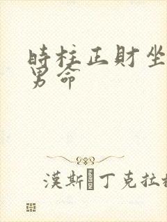 时柱正财坐伤官男命
