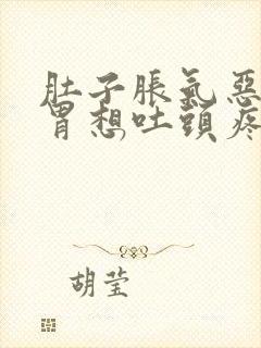 肚子胀气恶心反胃想吐头疼是怎么回事