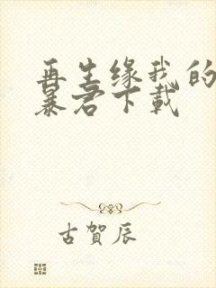 再生缘我的温柔暴君下载