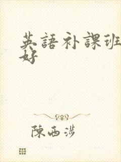 英语补课班哪家好