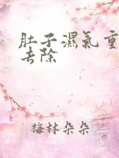 肚子湿气重怎么去除