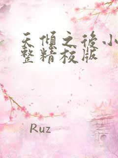 天倾之后小说完整精校版