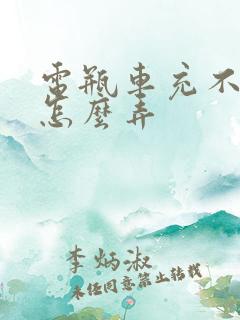 电瓶车充不进电怎么弄