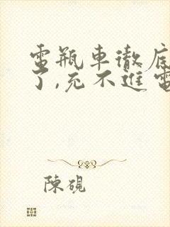 电瓶车彻底没电了,充不进电