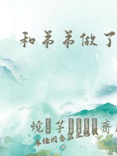 和弟弟做了小说