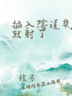 插入阴道几分钟就射了