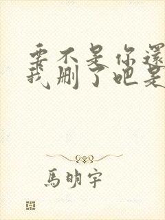 要不是你还是把我删了吧是什么歌