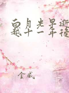 白月光早逝后穿越十一年后,成全家福星2