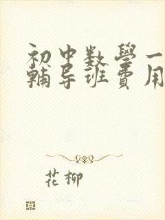 初中数学一对一辅导班费用