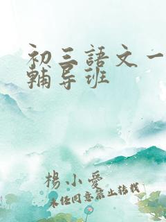 初三语文一对一辅导班