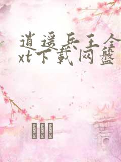 逍遥兵王全本txt下载网盘