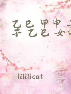 乙巳 甲申 壬子 乙巳 女命