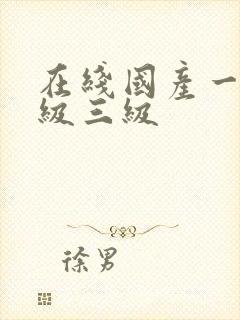 在线国产一级二级三级