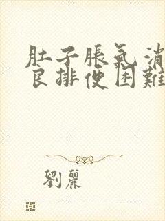 肚子胀气消化不良排便困难怎么办