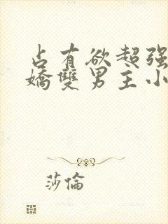 占有欲超强的病娇双男主小说攻受