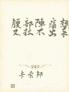 腹部阵痛想大便又拉不出来