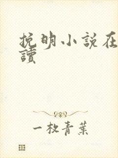 挽明小说在线阅读