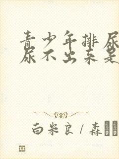 青少年排尿困难尿不出来是怎么回事