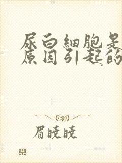 尿白细胞是什么原因引起的