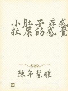 小肚子疼感觉想拉屎的感觉咋回事