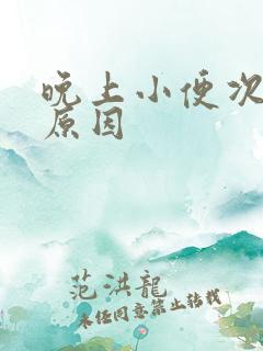 晚上小便次数多原因