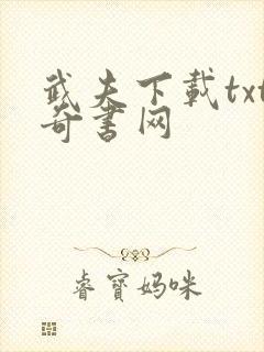 武夫下载txt奇书网