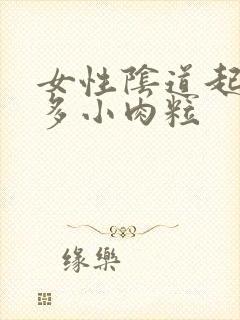 女性阴道起了很多小肉粒