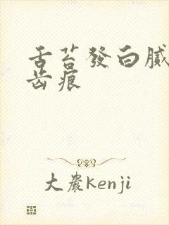 舌苔发白腻 有齿痕